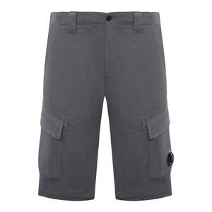Cp Company Men Sateen Stretch Cargo Shorts